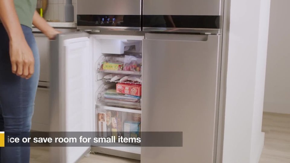 Whirlpool - WRQA59CNKZ Flexible Ice Bin video 0 minutes 09 seconds