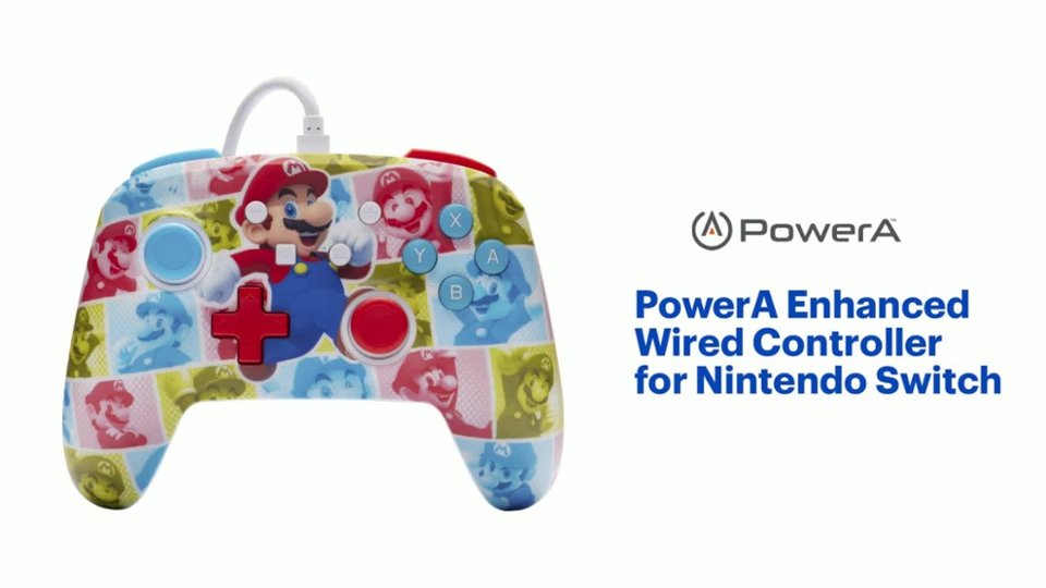 PowerA Enhanced Wired Controller for Nintendo Switch Features video 0 minutes 58 seconds