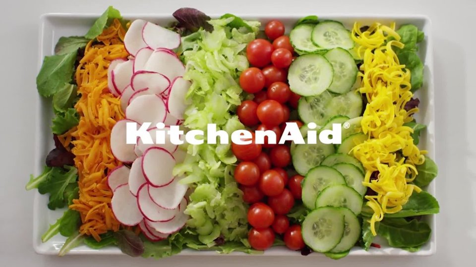 KitchenAid - Fresh Prep Slicer/Shredder Attachment Product Info video 0 minutes 30 seconds