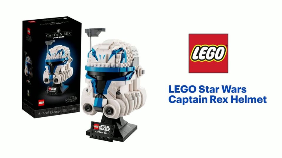 LEGO - Star Wars Captain Rex Helmet 75349 - Multi Product Features video 1 minutes 08 seconds