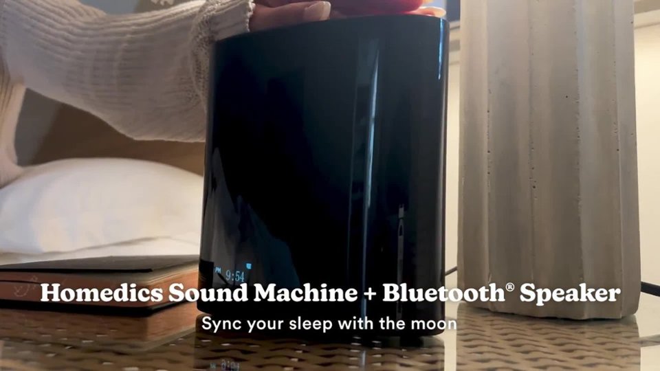 Homedics SoundSleep Moon Dream Sound Machine video video 0 minutes 30 seconds