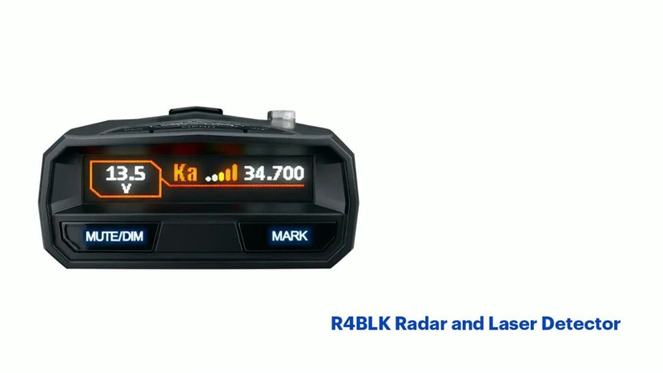 Uniden - R4BLK Radar and Laser Detector Features video 0 minutes 56 seconds