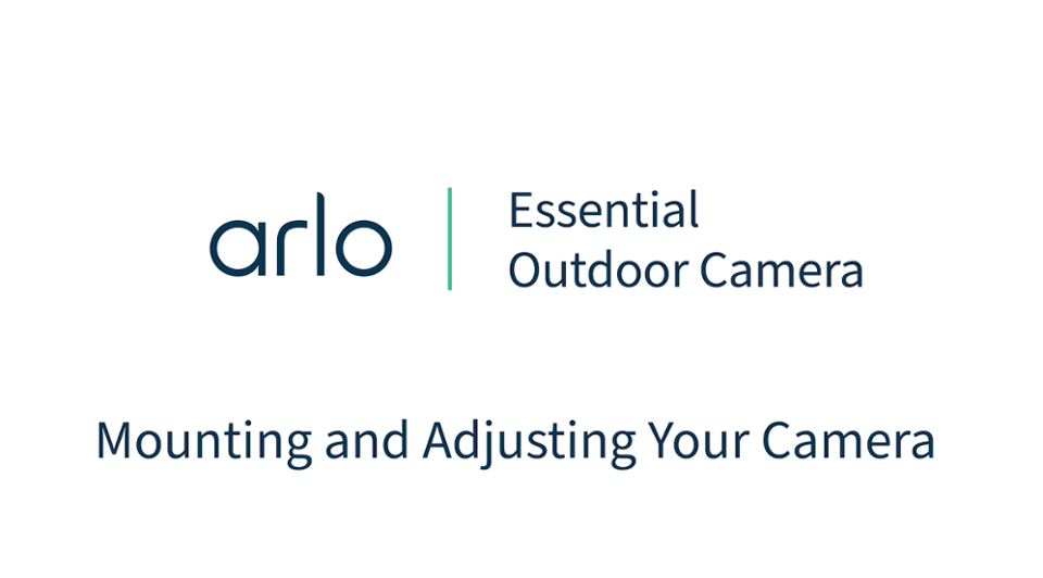 Mounting and Adjusting Your Camera video 1 minutes 00 seconds