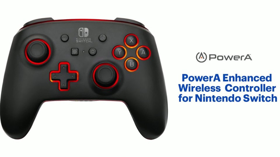 PowerA - Enhanced Wireless Controller for Nintendo Switch - Black Product Features video 1 minutes 40 seconds