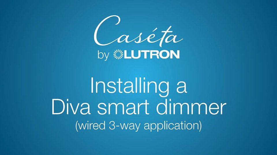 Installing the Lutron - Diva Smart Dimmer Switch video 4 minutes 52 seconds