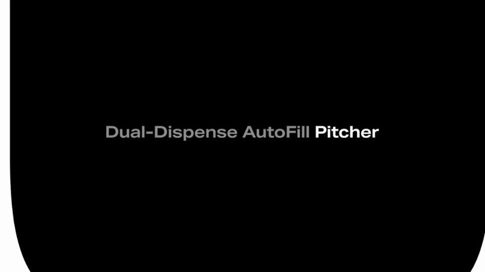 Dual-Dispense Autofill Pitcher video 0 minutes 52 seconds