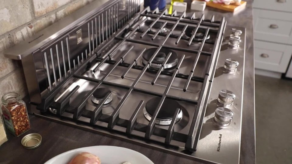 KitchenAid - Telescopic Downdraft Range Hood Product Demo video 0 minutes 05 seconds