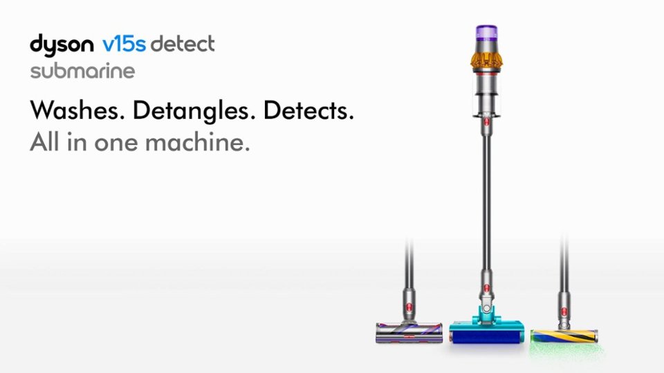 Dyson V15s Detect Submarine video video 0 minutes 27 seconds