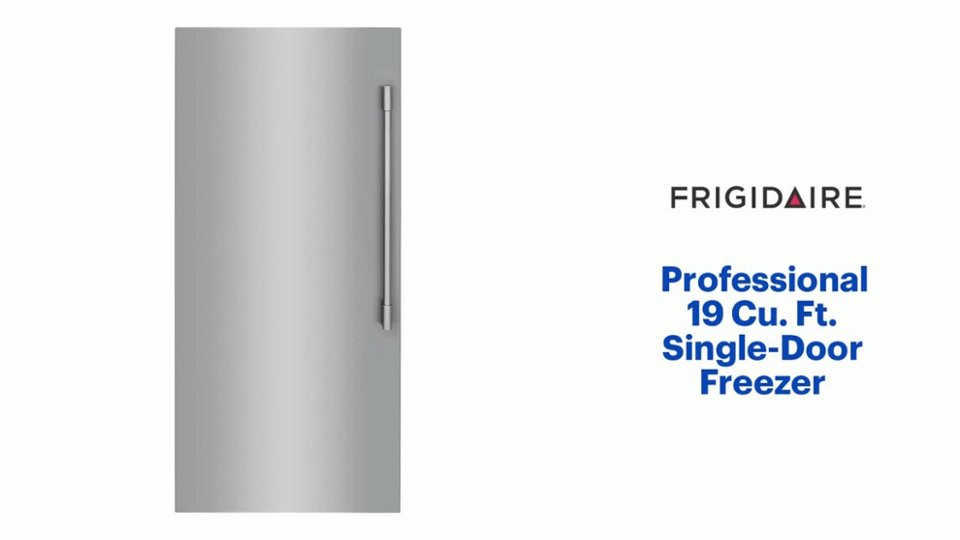 Frigidaire - Professional 19 Cu. Ft. Single-Door Freezer Product Features video 2 minutes 03 seconds