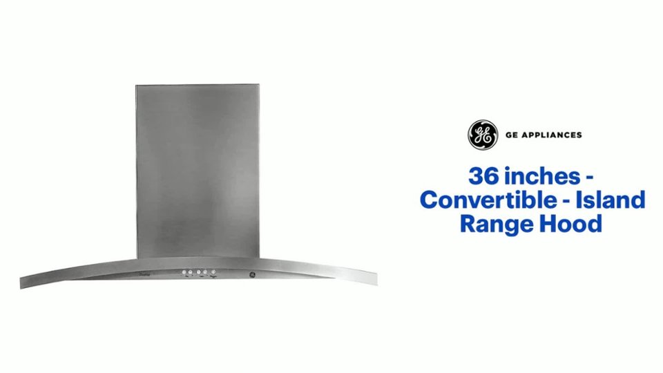 36" Chimney Island Mount Hood Product Features video 1 minutes 07 seconds
