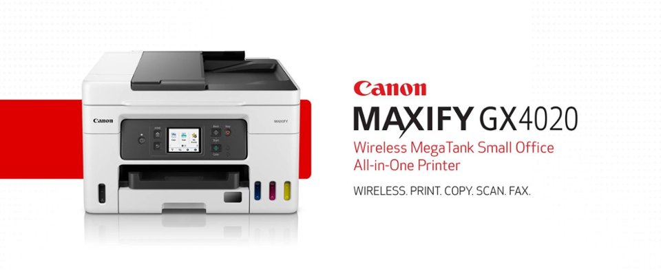 MAXIFY GX4020 MegaTank Inkjet Printer video 1 minutes 06 seconds