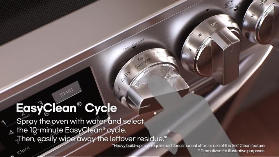 Product Feature Range EasyClean video 0 minutes 10 seconds