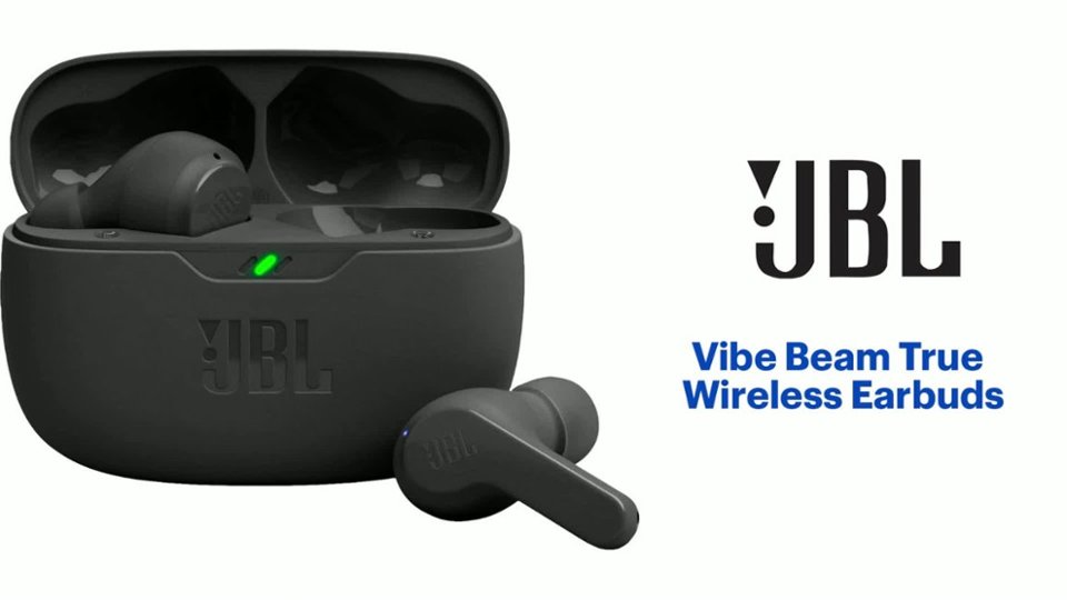 JBL - Vibe Beam True Wireless Earbuds - Black Product Features video 1 minutes 38 seconds