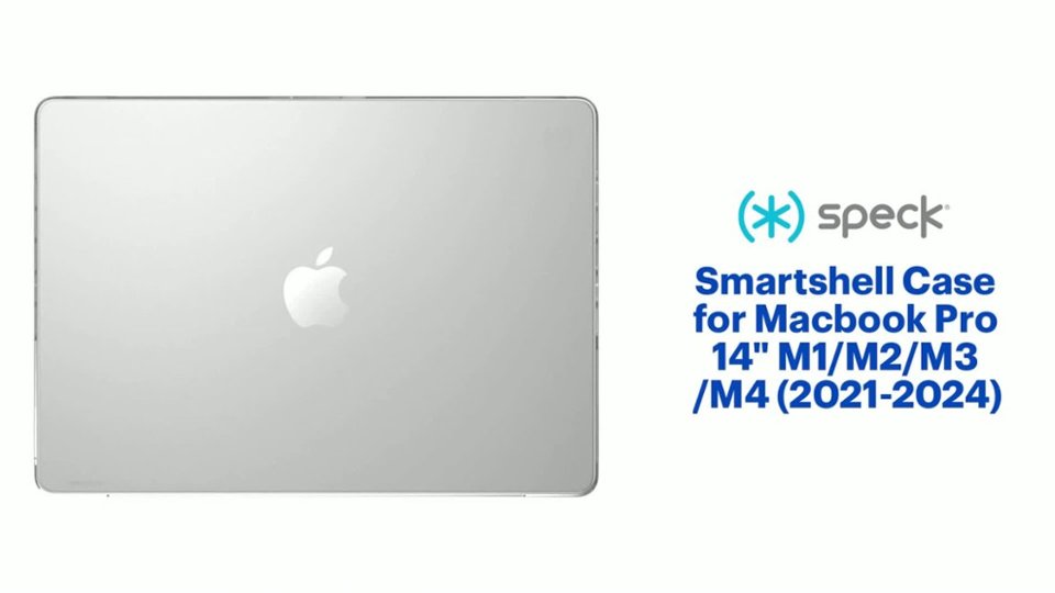 Speck - Smartshell Case for Macbook Pro 14" M1/M2/M3/M4 (2021-2024) video 1 minutes 06 seconds