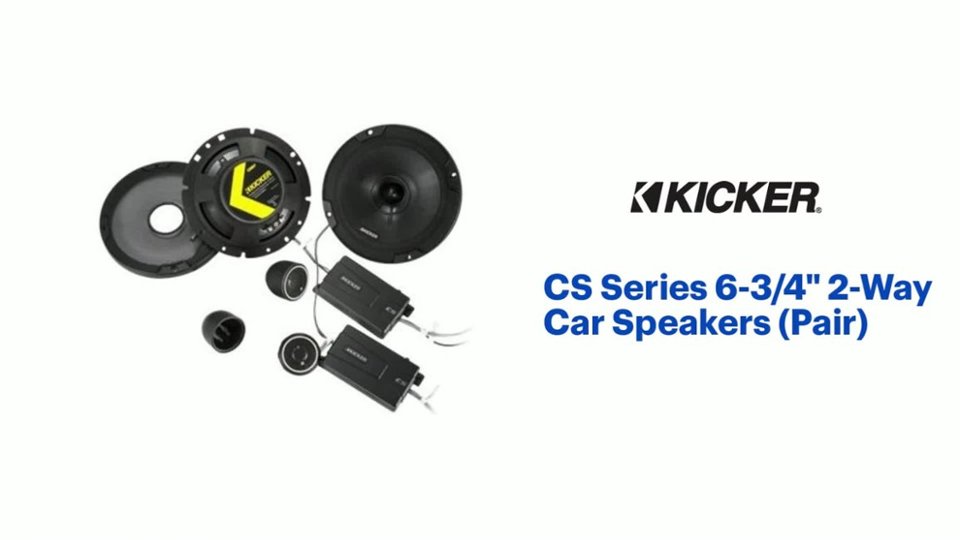 CS Series 6-3/4" 2-Way Car Speakers Product Features video 0 minutes 46 seconds