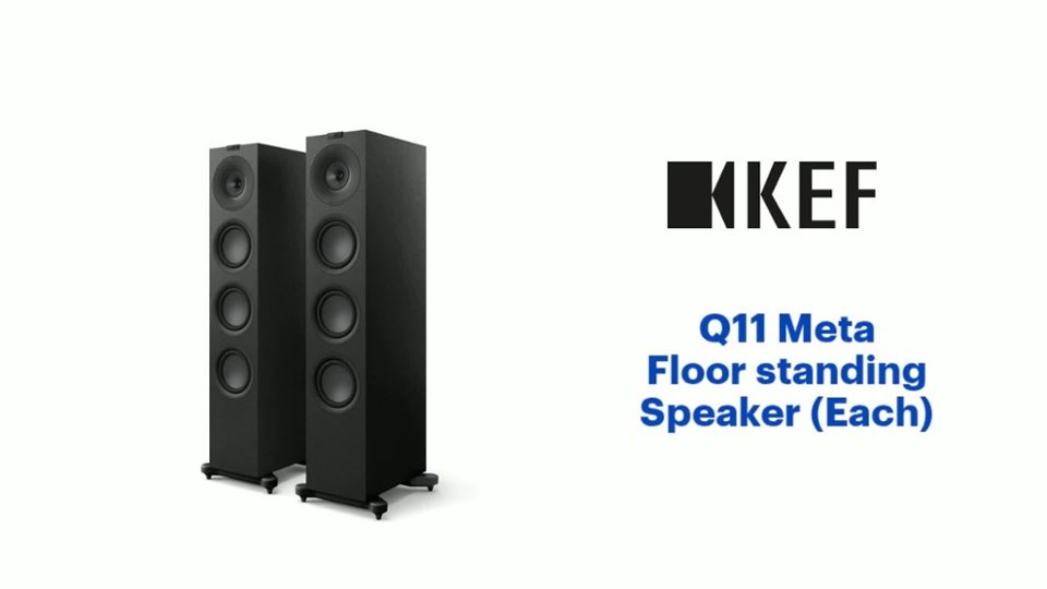 Q11 Meta Floorstanding Speaker (Each) Features video 0 minutes 58 seconds