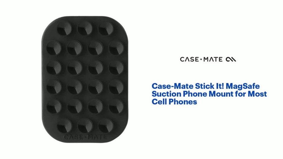 Case-Mate Stick It! MagSafe Suction Phone Mount for Most Cell Phones Features video 0 minutes 44 seconds
