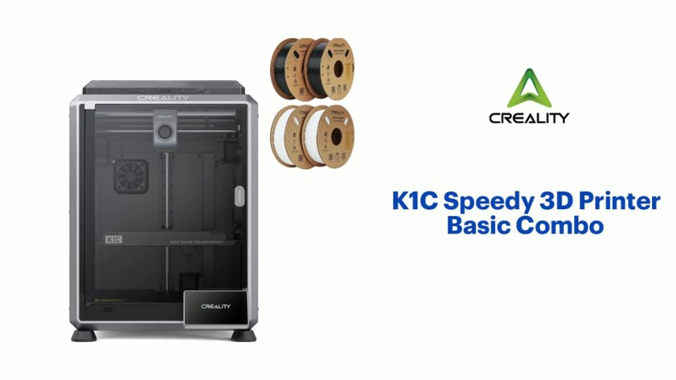 Creality - K1C Speedy 3D Printer Basic Combo Features video 1 minutes 02 seconds