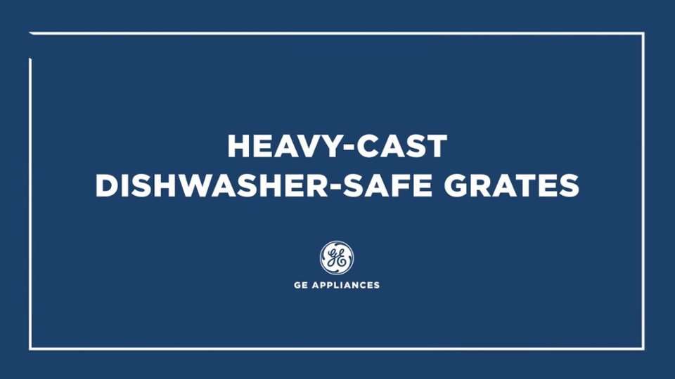 Heavy Duty, Dishwasher-Safe Grates video 0 minutes 19 seconds