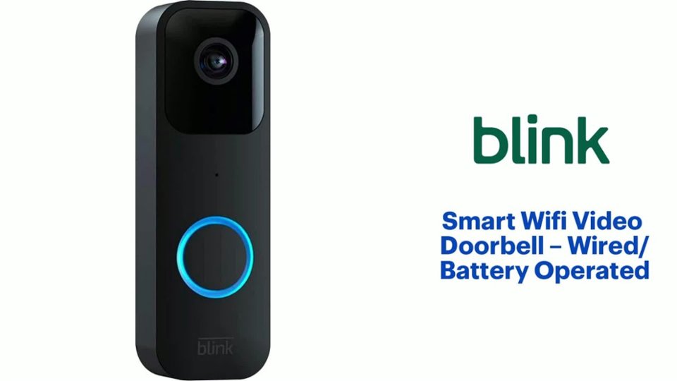Blink - Smart Wifi Video Doorbell - Wired/Battery Operated Features video 1 minutes 08 seconds