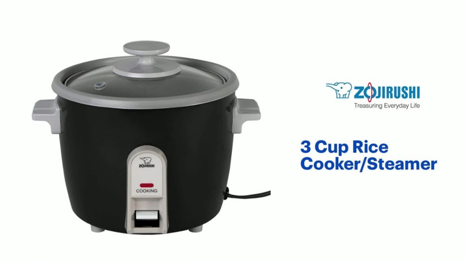 Zojirushi - 3 Cup Rice Cooker/Steamer Features video 0 minutes 48 seconds