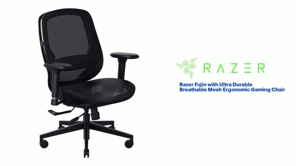 Razer Fujin with Ultra Durable Breathable Mesh Ergonomic Gaming Chair Features video 1 minutes 00 seconds