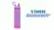 Takeya - Actives Confetti 22-oz. Water Bottle with Straw Lid - Purple Love Product Features video 1 minutes 02 seconds
