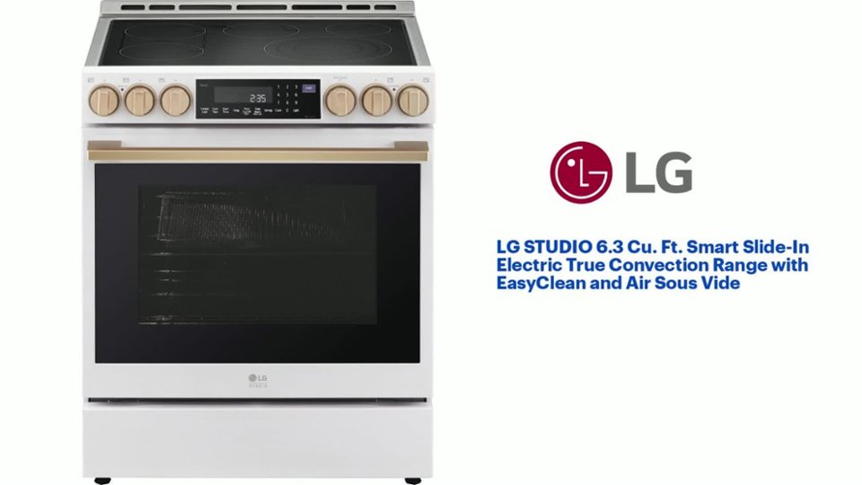 LSES6338N STUDIO 6.3 CF Elec Range Product Features video 1 minutes 02 seconds