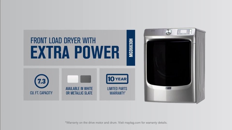 Maytag - MGD6630H Product Overview video 0 minutes 57 seconds