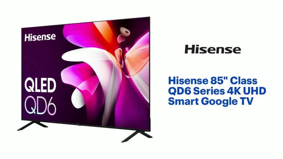85" Class QD6 Series 4K UHD Smart Google TV (2024) Features video 1 minutes 52 seconds