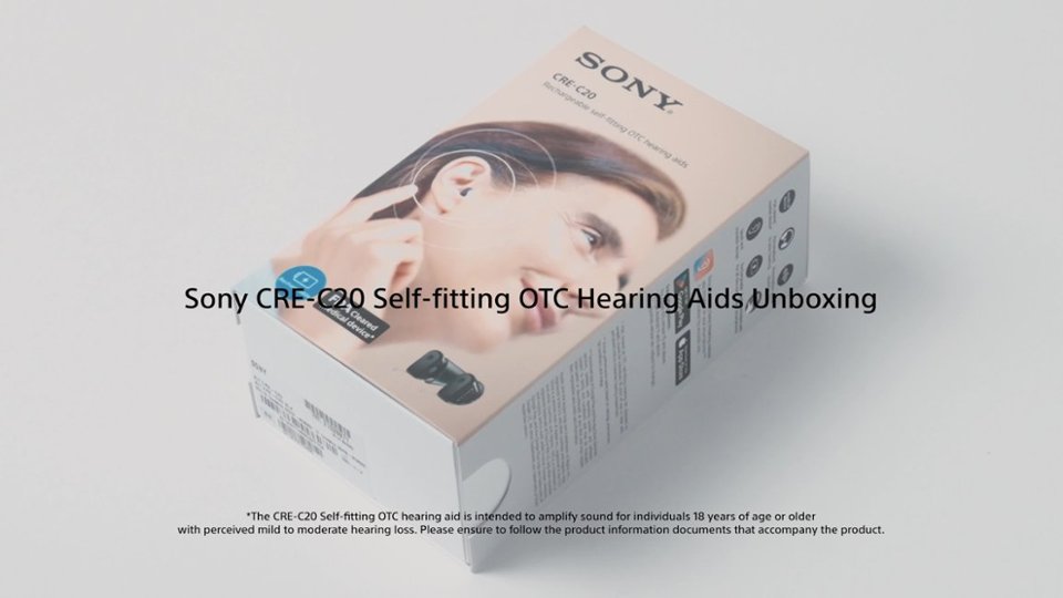 Sony Unboxing Your CRE-C20 Hearing Aids Video video 1 minutes 22 seconds