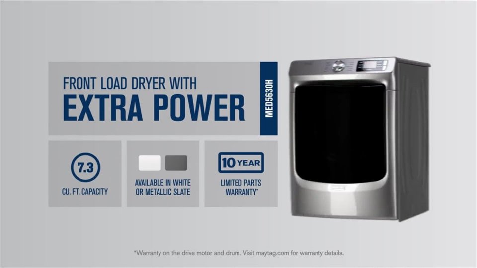 Maytag - MED5630H Product Info video 0 minutes 47 seconds