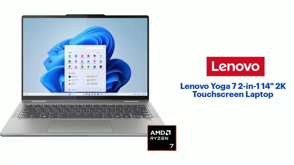 Lenovo Yoga 7 2-in-1 14" Laptop Features video 1 minutes 05 seconds