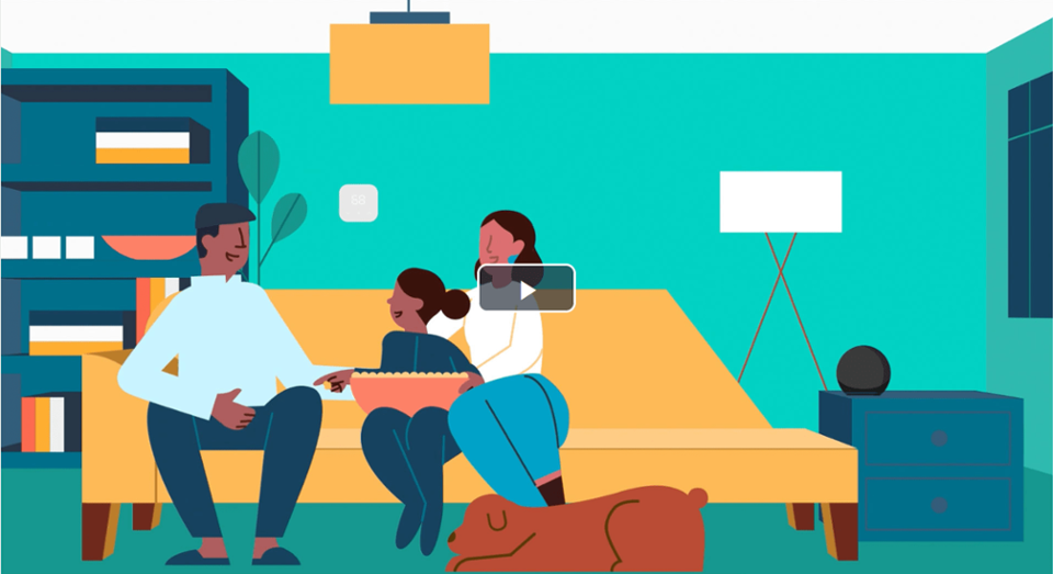 Amazon Smart Thermostat Overview video 1 minutes 00 seconds