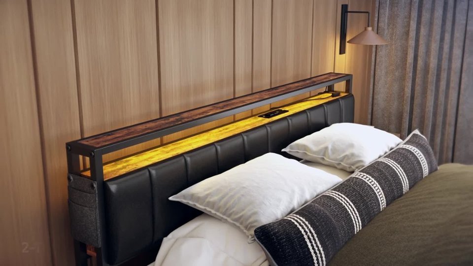 Bed Frame Product Overview video 0 minutes 40 seconds