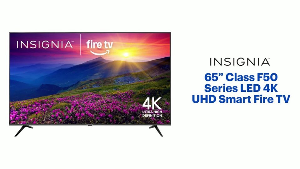 Insignia™ - 65” Class F50 Series LED 4K UHD Smart Fire TV video 2 minutes 05 seconds