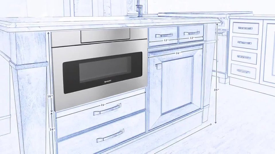 Sharp Microwave Drawer Overview video 1 minutes 11 seconds