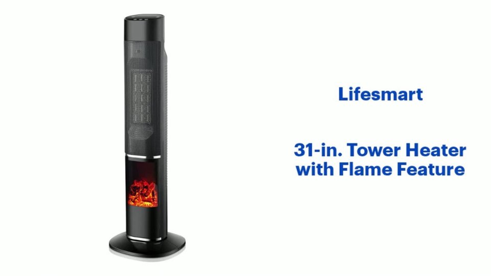 31-in. Tower Heater Features video 1 minutes 06 seconds