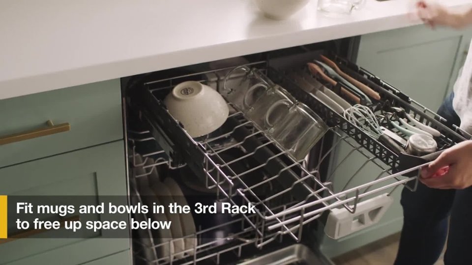 Whirlpool - 3rd Rack Product Demo video 0 minutes 13 seconds