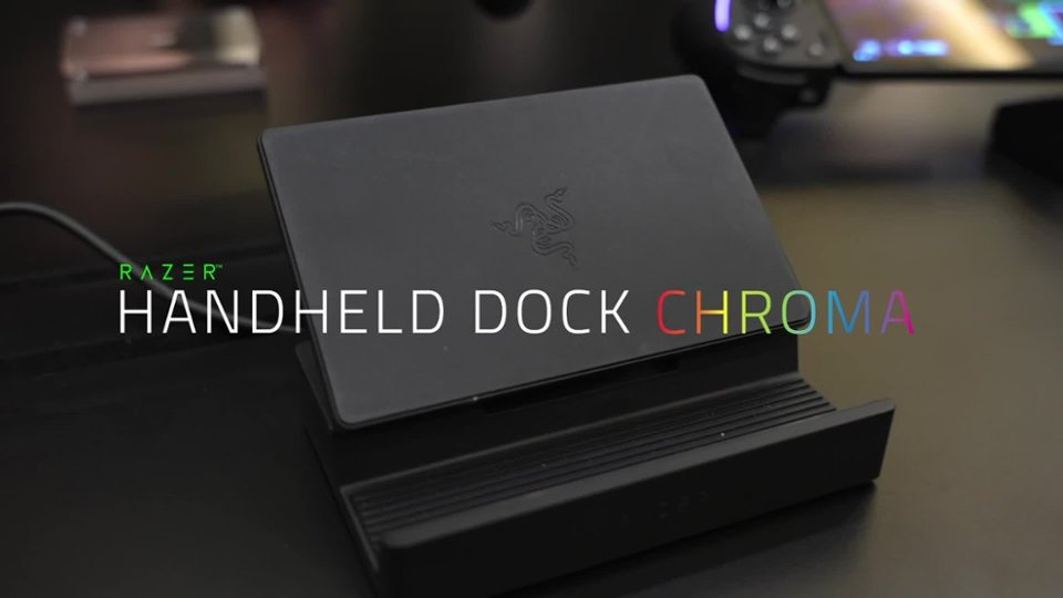 Razer Handheld Dock Chroma Showcasing Video video 0 minutes 23 seconds