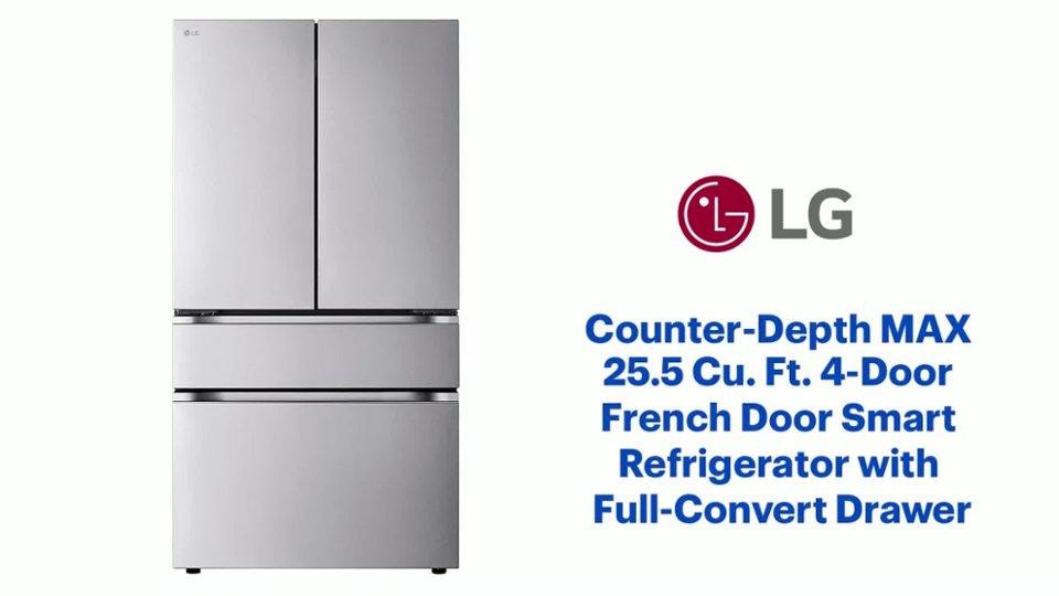 LF26C8210S 25.5 CF 4DFD Refrig Product Features video 1 minutes 54 seconds