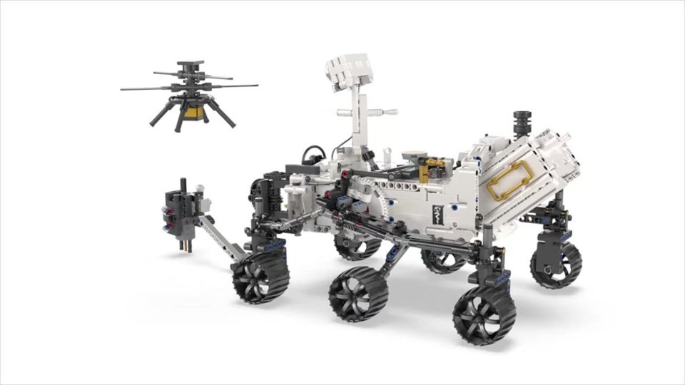 Technic NASA Mars Rover Perseverance 42158 video 0 minutes 07 seconds