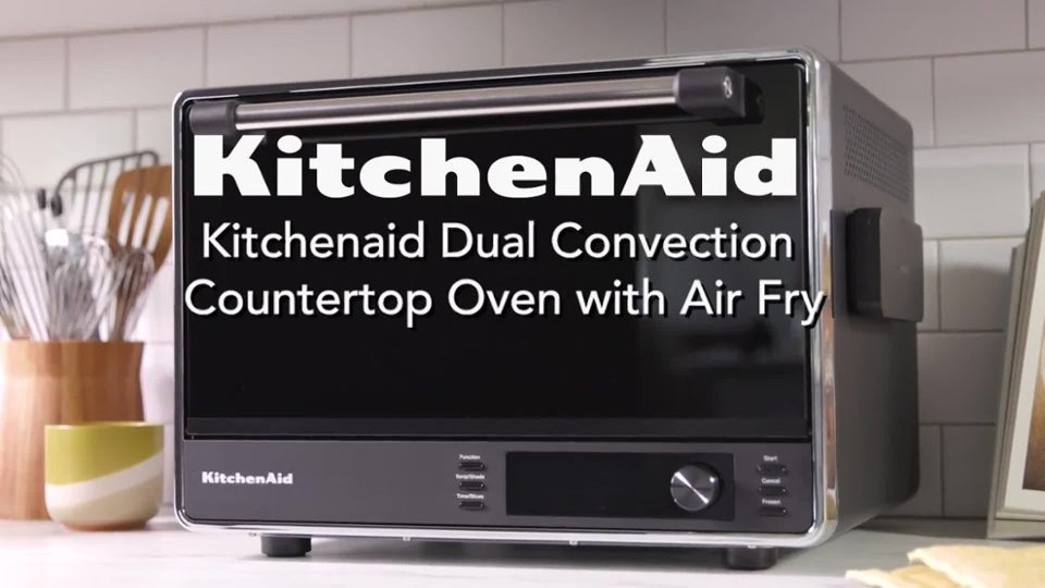 KitchenAid Dual Convection Countertop Oven with Air Fry and Temperature Probe KCO224 Black Matte KCO224BM Best Buy