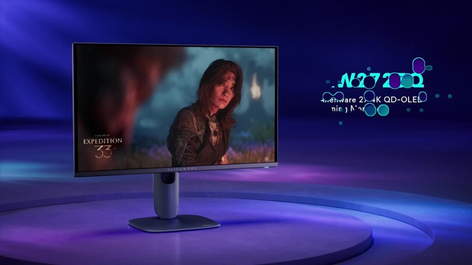 AW2725Q Alienware 27-inch 4K QD-OLED Gaming Monitor video 0 minutes 15 seconds