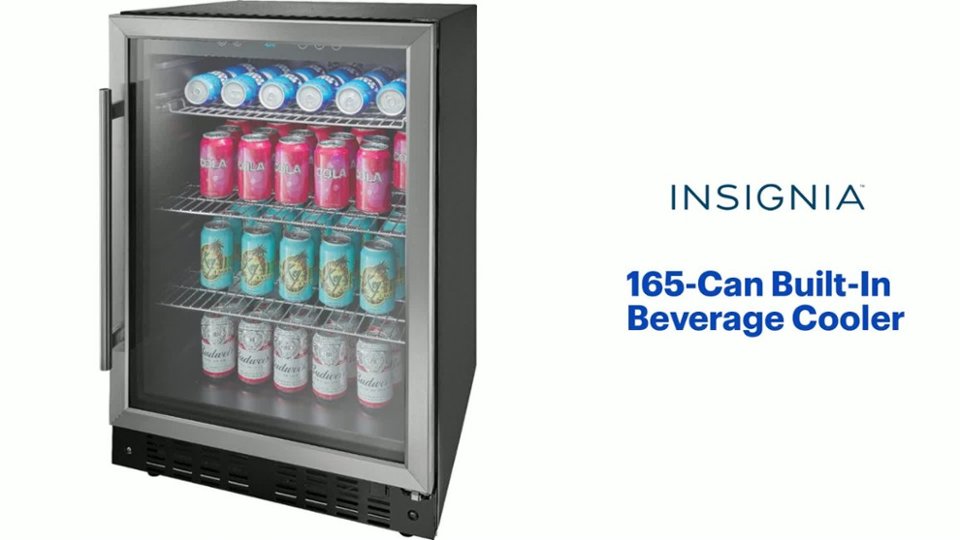 165-Can Built-In Beverage Cooler Product features video 1 minutes 54 seconds