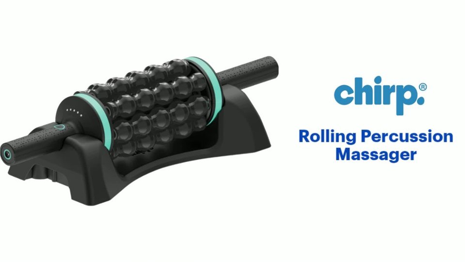 Chirp - Rolling Percussion Massager Features video 0 minutes 57 seconds