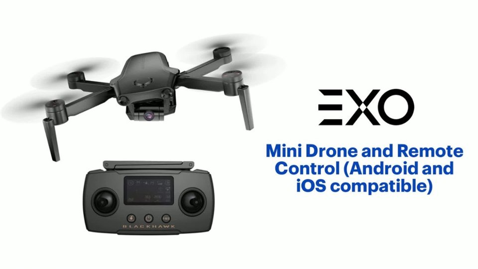EXO Drones - Mini Drone and Remote Control Product Features video 1 minutes 22 seconds
