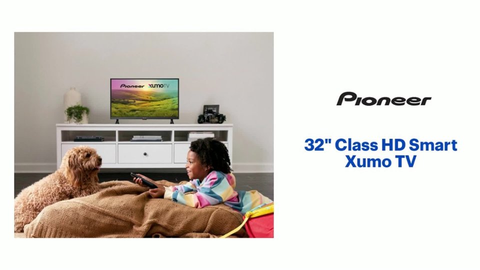 Pioneer - 32” Class LED HD Smart Xumo TV Product Features video 1 minutes 15 seconds