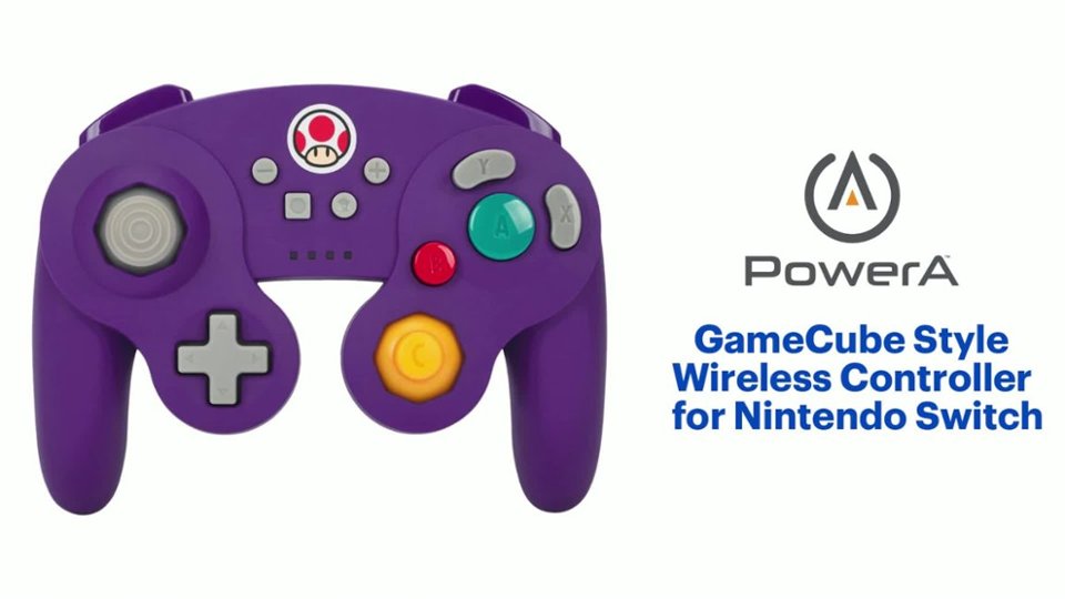 PowerA - GameCube Style Wireless Controller for Nintendo Switch - Toad Product Features video 1 minutes 38 seconds