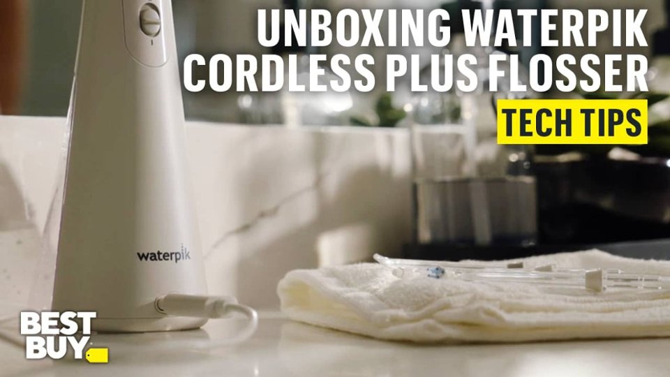 Unboxing the Waterpik Cordless Plus Water Flosser video 0 minutes 52 seconds